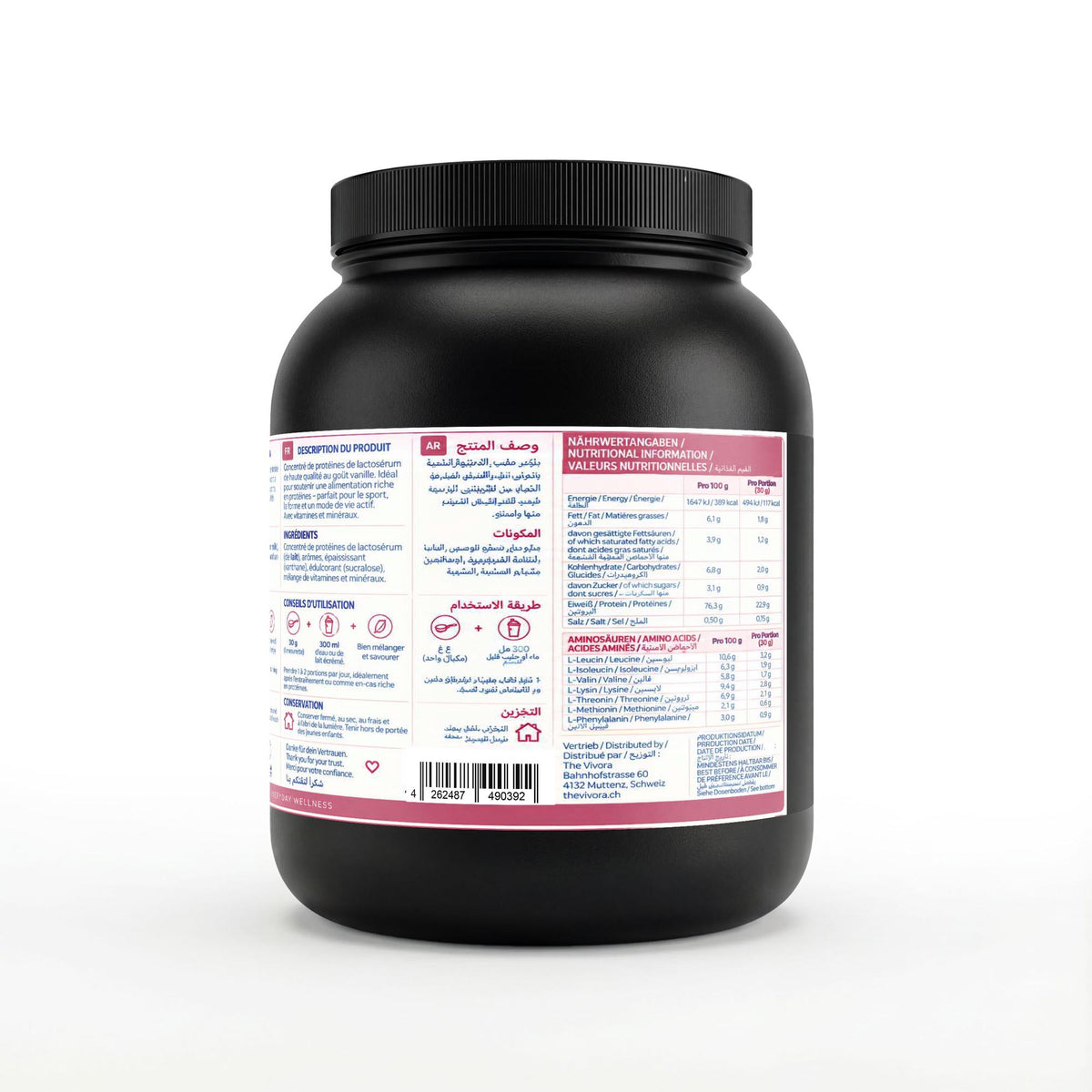 Premium Whey Protein Vanille - 1.000g
