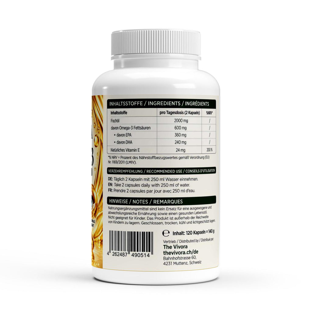 Omega 3 Triglyceride 18/12 (Halal Gelatine) - 120 Softgels